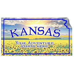 Flat Flexible Magnet - State - Kansas - 30 mil
