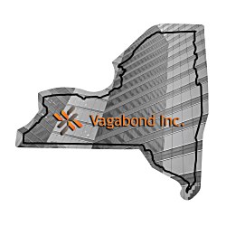 Flat Flexible Magnet - State - New York - 30 mil