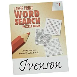 Large Print Word Search Puzzle Book - Volume 1