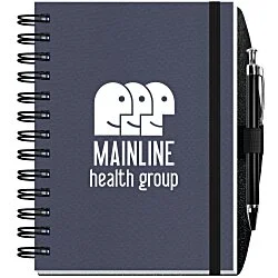 Textured Paperboard Journal with Pen- 7" x 5" - 100 sheet