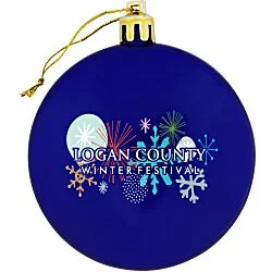 Flat Shatterproof Ornament - Opaque - Full Color