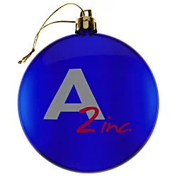 Flat Shatterproof Ornament - Translucent - Full Color