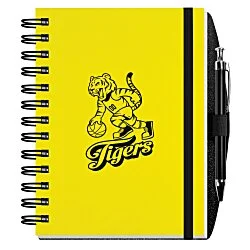 Polypro Journal with Pen - 7" x 5" - 100 sheet - Translucent