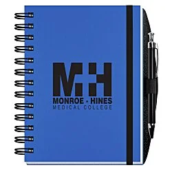 Polypro Journal with Pen - 7" x 5" - 100 sheet - Solid