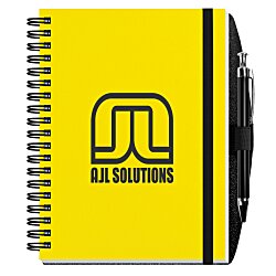 Polypro Journal with Pen - 7" x 5" - 50 sheet - Solid