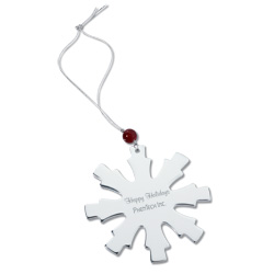 Silver Snowflake Ornament  Main Image