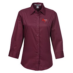 Workplace Easy Care 3/4 Sleeve Twill Shirt - Ladies'