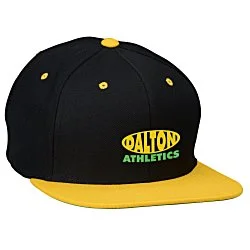 Flat Bill Snapback Cap