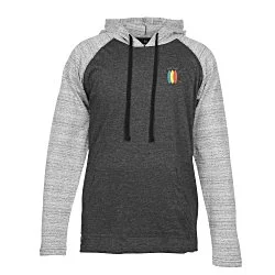 Burnside Yarn-Dyed Raglan Hooded T-Shirt - Embroidered