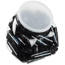 Black Tube Lip Balm Tub - 100-Pieces