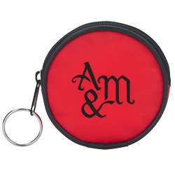 Round Zippered Coin Pouch  Main Image