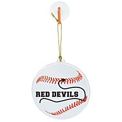 Sun Catcher Ornament - Baseball