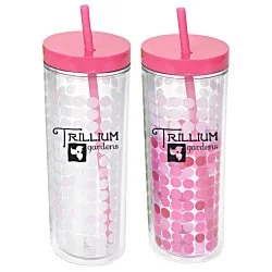 Ice Chameleon Tumbler with Straw - 16 oz. - 24 hr