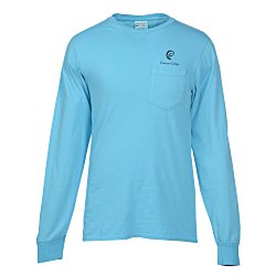 Principle Pigment-Dyed Long Sleeve Pocket T-Shirt