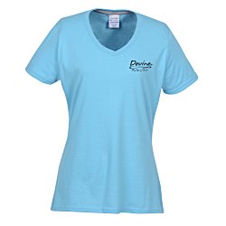 Principle Performance Blend Ladies' V-Neck T-Shirt - Colors