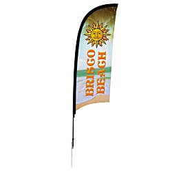 Outdoor Razor Sail Sign - 9' - One Sided