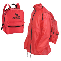 All-in-One Backpack - Rain Jacket  Main Image