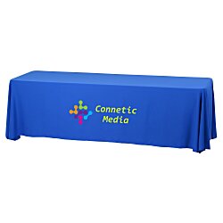 Serged Closed-Back Stain Resistant Table Throw - 8'