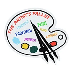 Flat Flexible Magnet - Paint Palette