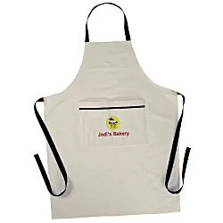 Cotton Cooking Apron - Embroidered