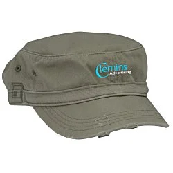 Torn Military Cap