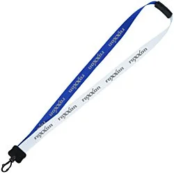 Two-Tone Poly Lanyard - 3/4" - 32" - Plastic Swivel Snap Hook