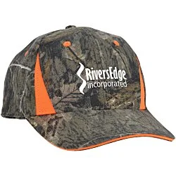 Camo Cap with Blaze Inserts - 24 hr