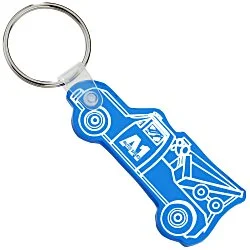 Tow Truck Soft Keychain - Translucent