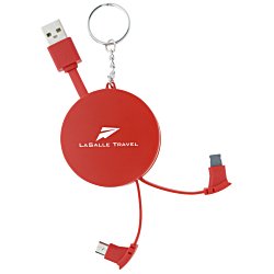 Lunar Charging Cable Keychain