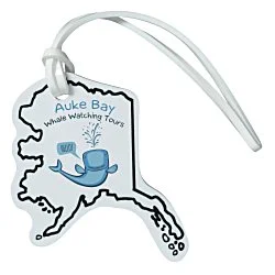 Soft Vinyl Full-Color Luggage Tag - Alaska