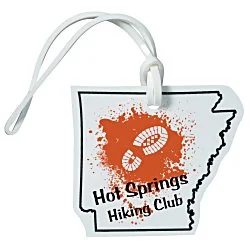 Soft Vinyl Full-Color Luggage Tag - Arkansas