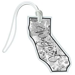 Soft Vinyl Full-Color Luggage Tag - California