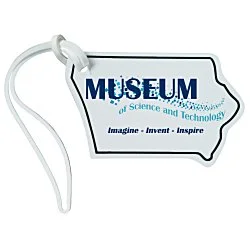 Soft Vinyl Full-Color Luggage Tag - Iowa