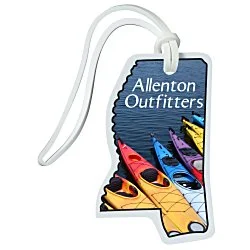 Soft Vinyl Full-Color Luggage Tag - Mississippi