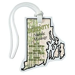 Soft Vinyl Full-Color Luggage Tag - Rhode Island