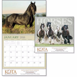 2016 Horses Calendar- Spiral  Main Image