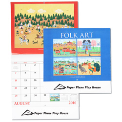 2016 Folk Art Calendar - Stapled  Main Image