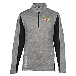 Reebok Crossover 1/4-Zip Lightweight Heather Pullover - Men's