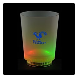 Light-Up Frosted Glass - 11 oz. - Multicolor - 24 hr