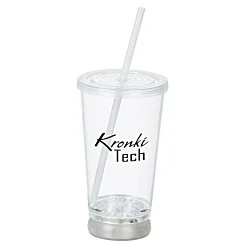 To-Go Light-Up Tumbler with Straw - 16 oz. - Multicolor - 24 hr