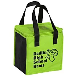 Square Non-Woven Lunch Bag - Two-Tone - 24 hr