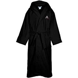 Terry Velour Hooded Robe