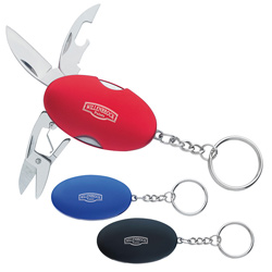 Oval 3-in-1 Keychain  Main Image
