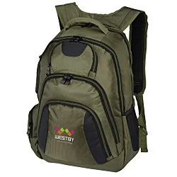 Basecamp Concourse Laptop Backpack - Embroidered