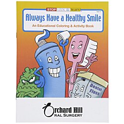 Always Have a Healthy Smile Coloring Book - 24 hr