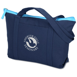 Cotton Color Pop Zippered Boat Tote  Main Image