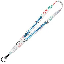 Dye-Sub Lanyard - 3/4" - 34" - Metal Split Ring