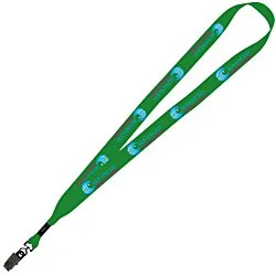 Dye-Sub Lanyard - 3/4" - 34" - Metal Bulldog Clip