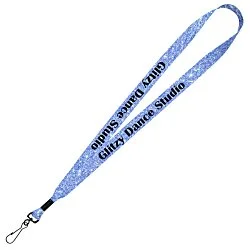 Dye-Sub Lanyard - 3/4" - 34" - Metal Swivel Snap Hook