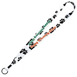 Dye-Sub Lanyard - 3/4" - 36" - Metal Split Ring